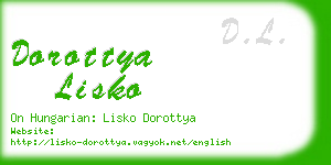 dorottya lisko business card